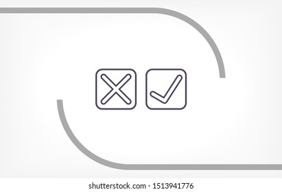 check mark icon . Lorem Ipsum Illustration design
