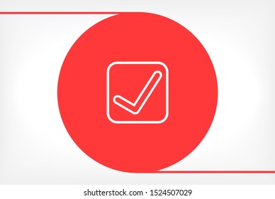check mark icon . Lorem Ipsum Illustration design