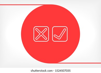 check mark icon . Lorem Ipsum Illustration design