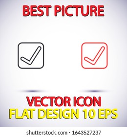 check mark icon . Lorem Ipsum Illustration design