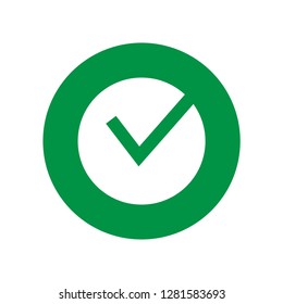 Check Mark Icon on White Background for Graphic and Web Design,
Modern Simple Vector Sign.Internet Concept.Trendy Symbol for Website Design Web Button or Mobile App.