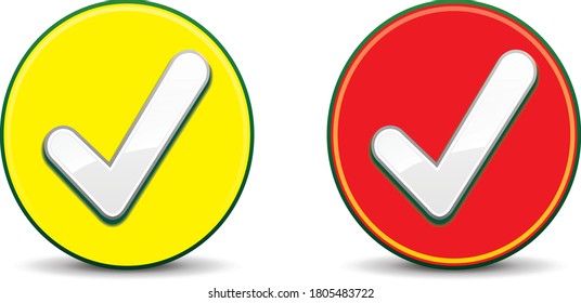 check mark icon on white background