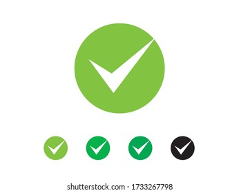 Check Mark Icon, Right Click Icon Vector download