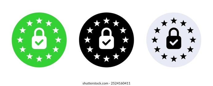 Check mark icon or security badge