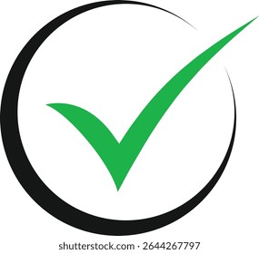Check mark icon set. Checkmarks and confirm. Check marks for agreement, vote, confirmation, choice. Vector illustration