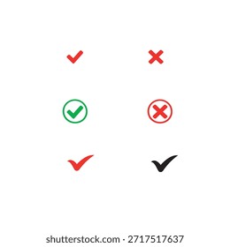 Icono de marca de verificación establecido en blanco.