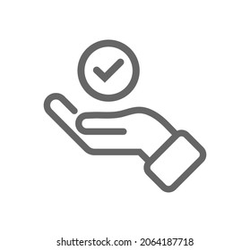 Comprobar diseño vectorial de conjunto de iconos de marca