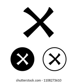 Check mark icon set.Vector illustration