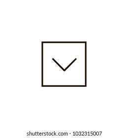 check mark icon. sign design