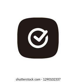 Check mark icon sign symbol
