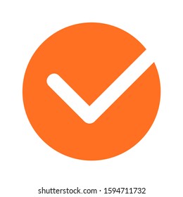 Check mark icon sign vector illustration eps10