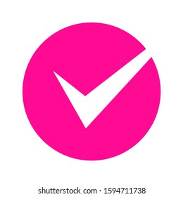Check mark icon sign vector illustration eps10