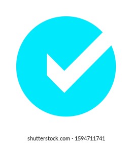 Check mark icon sign vector illustration eps10