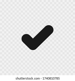 Check mark icon sign vector