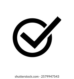 check mark icon, check mark sign vector