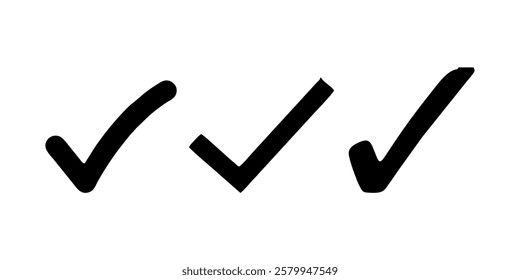 check mark icon, check mark sign vector