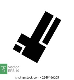 Check mark icon. Simple flat style. Tick sign, checkmark, correct symbol, approved concept. Vector illustration design isolated on white background. EPS 10.