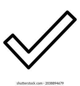 Marcar icono, forma simple, mejor para la aplicación o los documentos