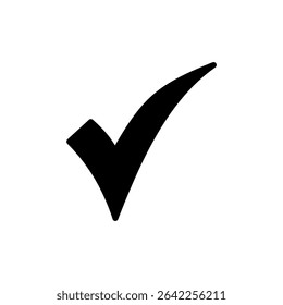 Check mark icon symbol for apps and websites. Tick mark sign and symbol