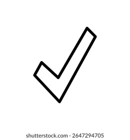 Check mark icon symbol for apps and websites. Tick mark sign and symbol