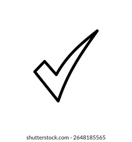 Check mark icon symbol for apps and websites. Tick mark sign and symbol