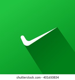 check mark icon, symbol, sign, green vector