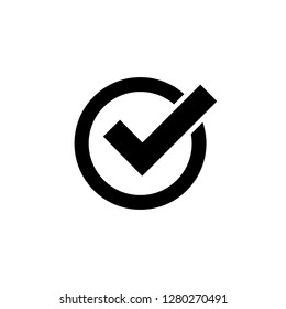 check mark icon, check mark symbol vector