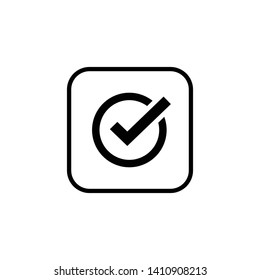 Check Mark icon symbol vector