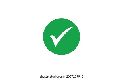 Check mark icon symbol vector. symbol for website Computer and mobile vector