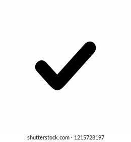 Check mark icon symbols vector