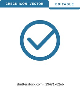 Check mark icon symbols vector - Vector