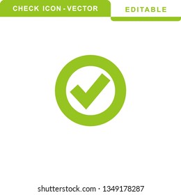 Check mark icon symbols vector - Vector