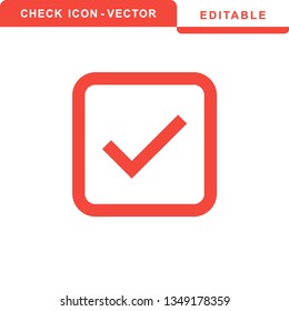 Check mark icon symbols vector - Vector