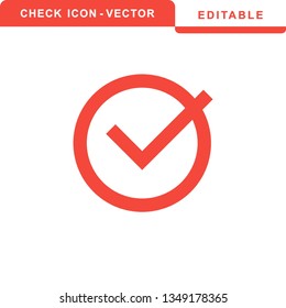 Check mark icon symbols vector - Vector