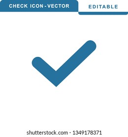 Check mark icon symbols vector - Vector