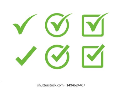 Check mark icon symbols vector. symbol for web site Computer and mobile vector.