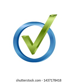 Comprobar el vector de símbolos de icono de marca. símbolo para el sitio web Equipo y vector móvil.