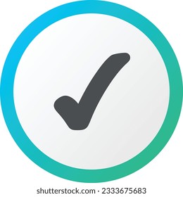 Check mark icon symbols vector. symbol for website computer and mobile vector