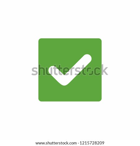 Check mark icon symbols vector