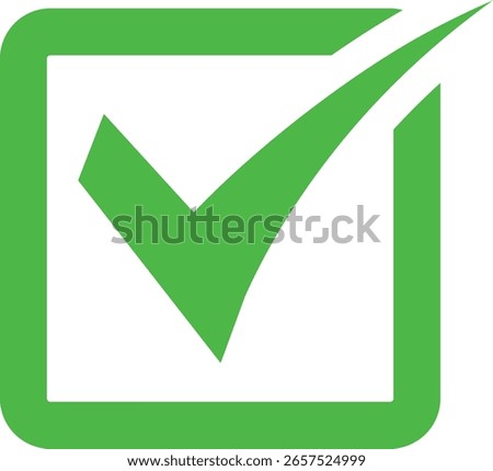 check mark icon template. Approved sign. Tick symbol. social media verified badge sign. Correct vote choice symbols. checklist signs. approval badge