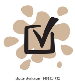 check mark icon icon template color editable. checklist symbol vector sign isolated on white background vector illustration for graphic and web design