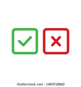 Check Mark icon template color editable. Check Mark symbol vector sign isolated on white background.