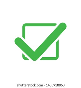 Check Mark icon template color editable. Check Mark symbol vector sign isolated on white background.