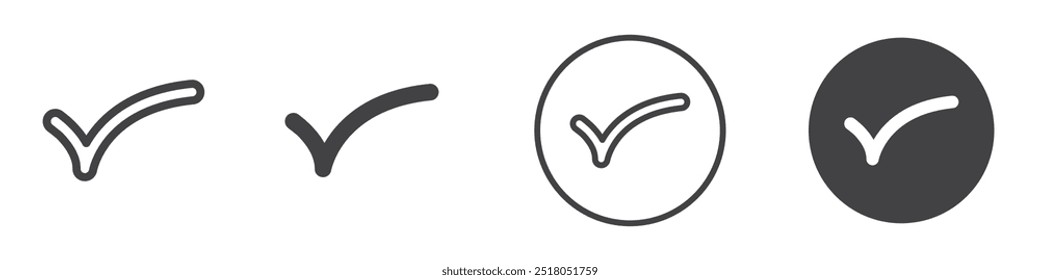 Markierung Symbol dünne Linie Illustration