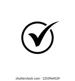 
Check mark icon, Tick icon symbol vector illustration. symbol for web site Computer and mobile vector.