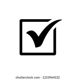 
Check mark icon, Tick icon symbol vector illustration