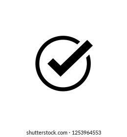 
Check mark icon, Tick icon symbol vector illustration. symbol for web site Computer and mobile vector.
