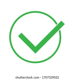 Check mark icon. tick symbol. Vector check icon. eps 10