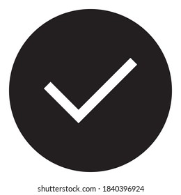Markierungssymbol überprüfen. Symbol ankreuzen. Vektorprüfsymbol. eps10