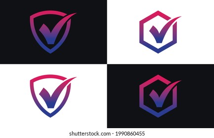 Check mark icon. tick symbol. Vector check icon. Tick symbol in vector illustration. 